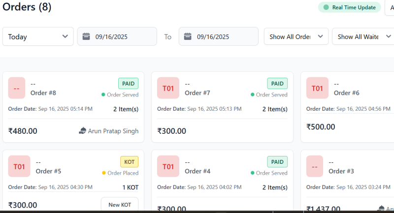 Effortless Menu Management